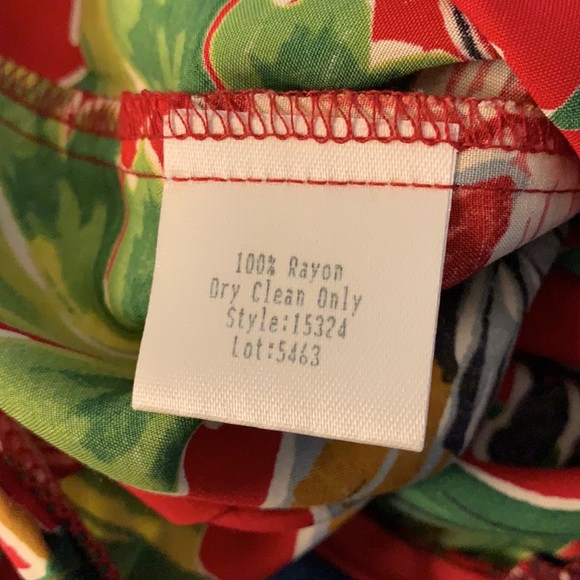 ILYSEHART LTD Women’s Tropical Print Pants Size 12 - Picture 14 of 14